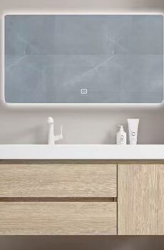 ΣΕΤ ΕΠΙΠΛΟΥ ΜΠΑΝΙΟΥ OY-B12-80 ΜΕ ΚΑΘΡΕΠΤΗ LED